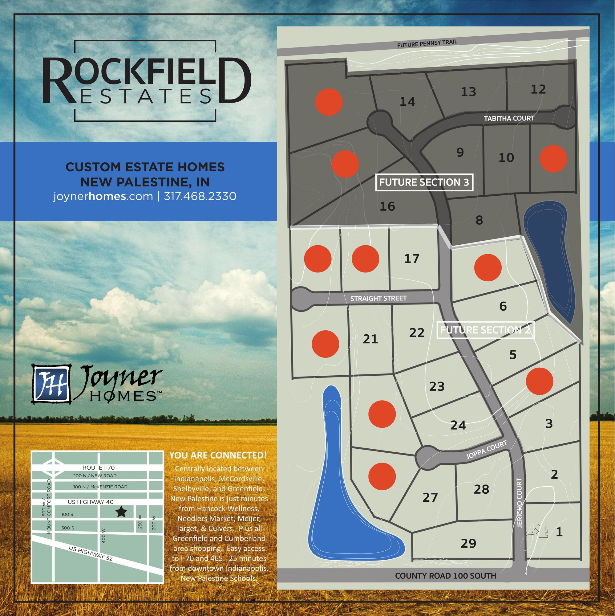 ROCKFIELD ESTATES - LOTS SOLD-4 ROCKFIELD ESTATES - LOTS SOLD-4