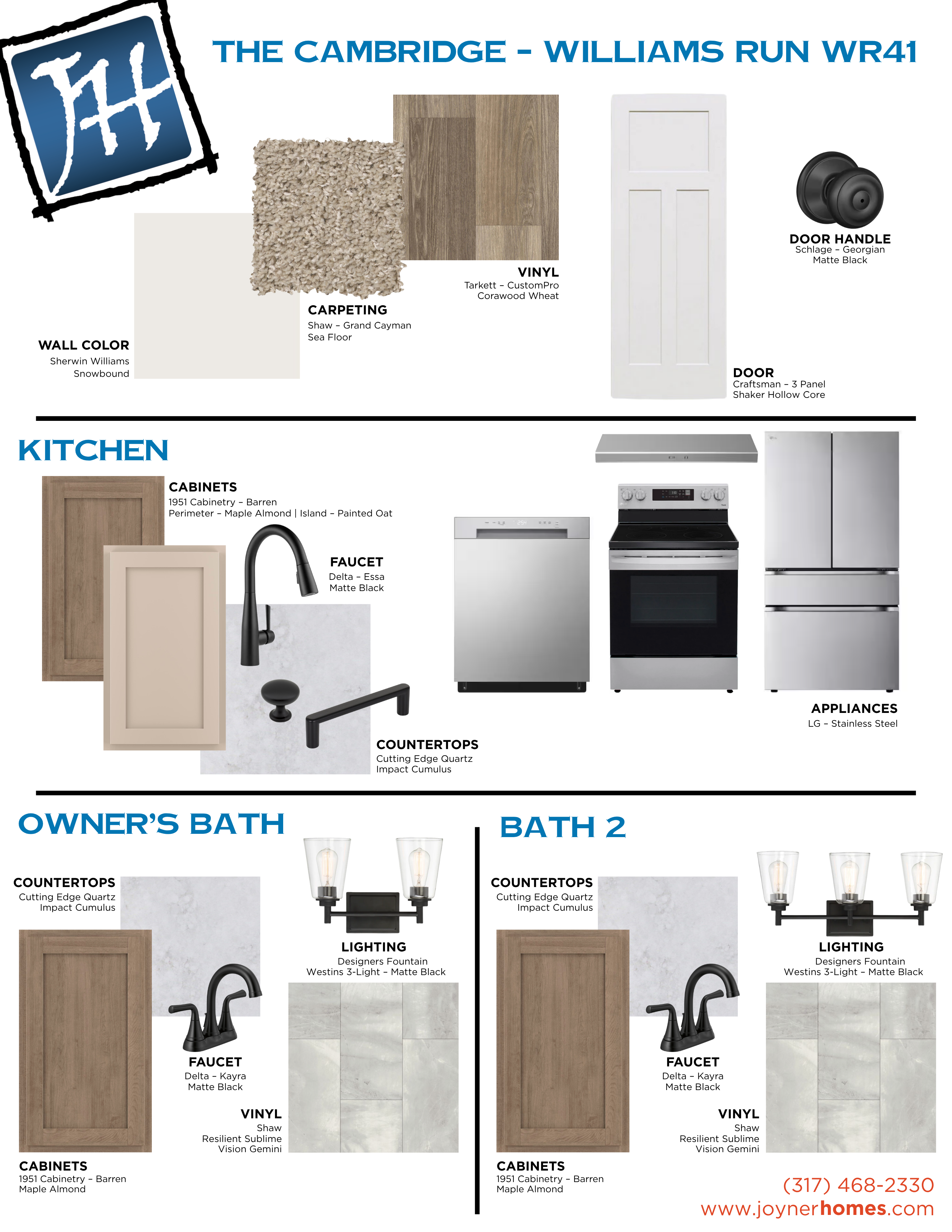 THE CAMBRIDGE – WILLIAMS RUN WR41