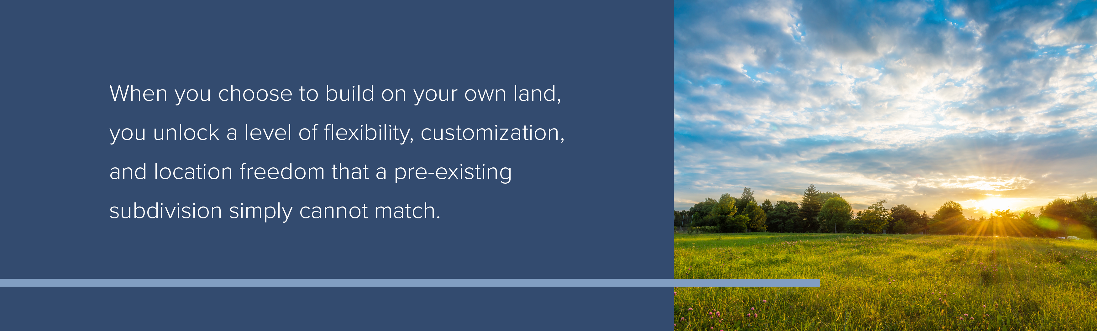 What Does Build on Your Lot Mean