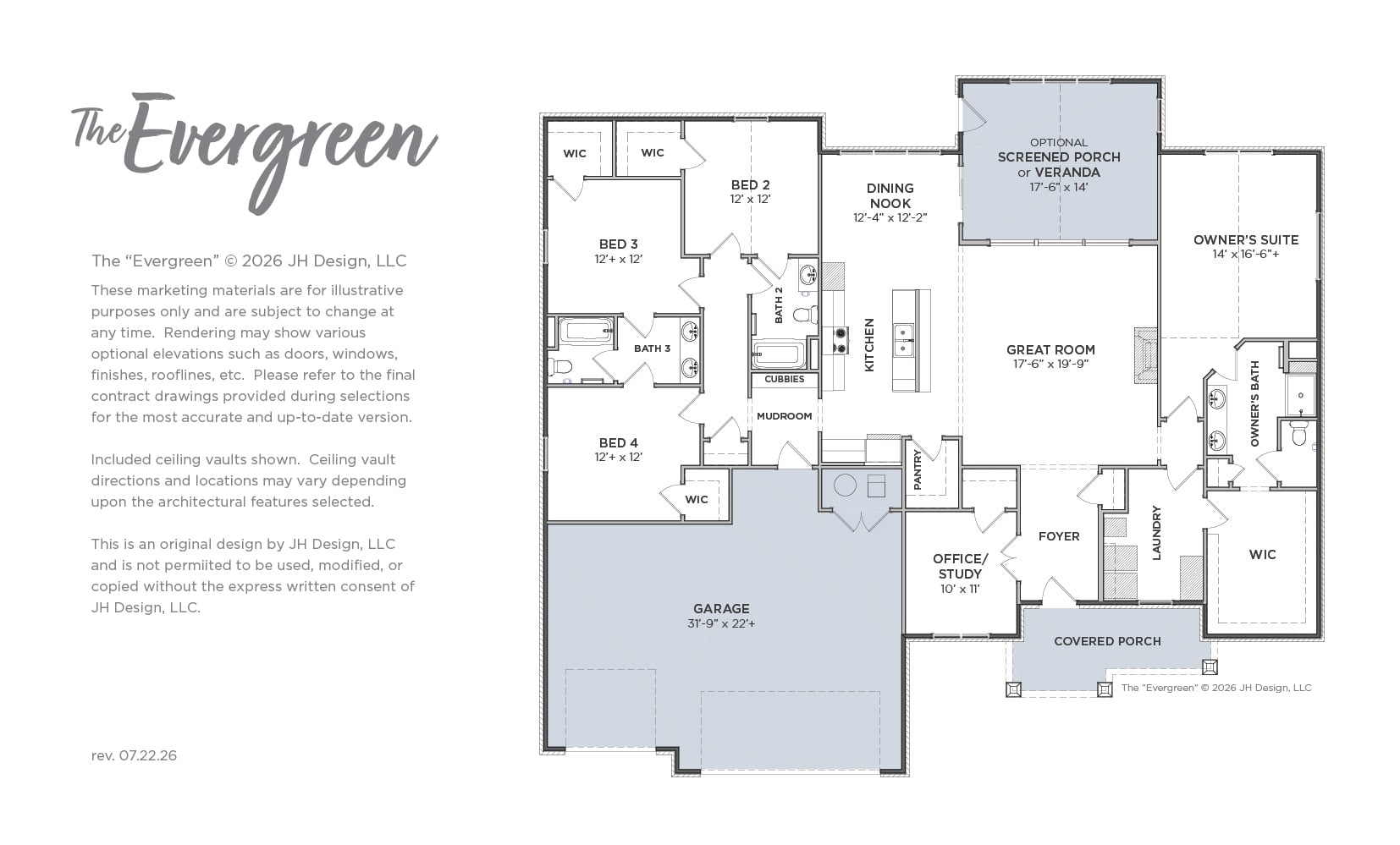 Evergreen Floor Plan